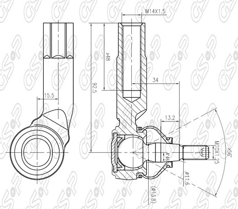 PUNTERO DER FORD ECOSPORT-FIESTA 04 (D/H) AYD