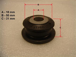 BUJE SUSPENSION DEL VW GOL 98 (CUADRO)