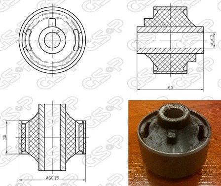 BUJE BASTIDOR INF TOYOTA RAV4 01 (GDE) AYD