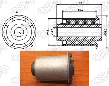 BUJE BASTIDOR INF HYUNDAI H1 08-SANTA FE GSP