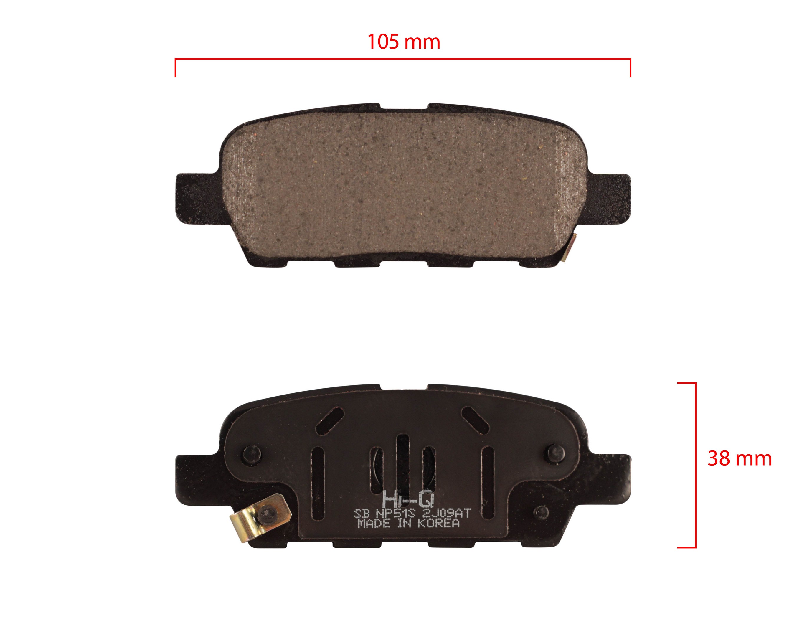 PASTILLAS TRA NISSAN-SUZUKI BREMSI