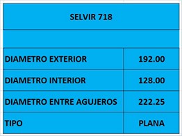 PLACA EMBR HONDA FIT 1.4 03 (190mm) VALEO