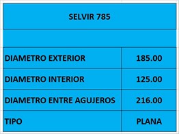 PLACA EMBR NISSAN 1200 (180mm) VALEO
