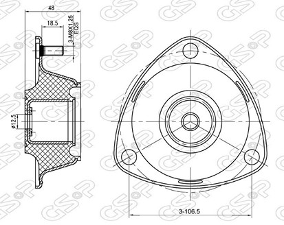 TORRE AMORT DEL SUZUKI SWIFT 92 GSP