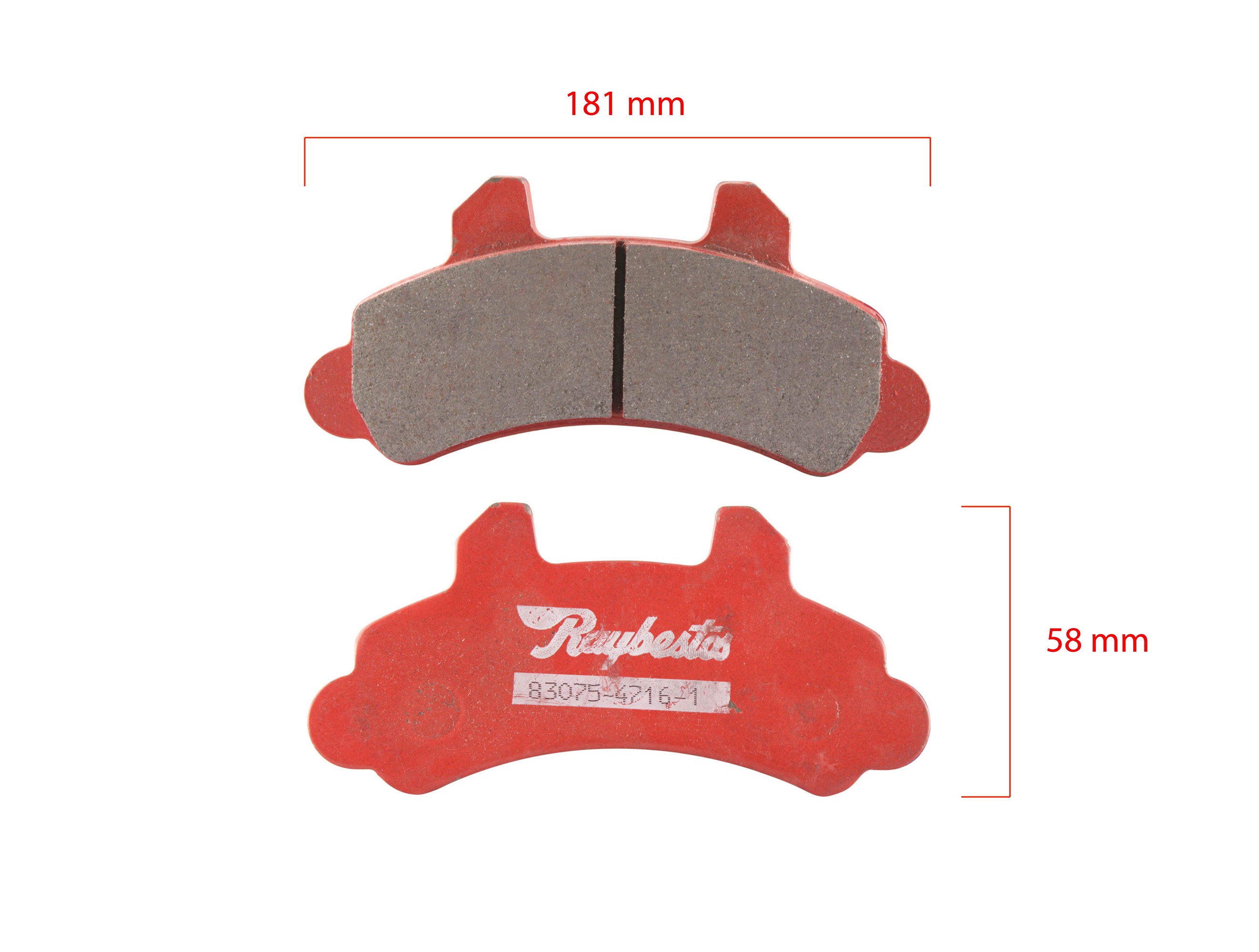 PASTILLAS DEL GM D20 93/94 F1000 4 X 4 (T/CHI) (B)