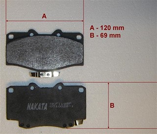 PASTILLAS DEL TOYOTA HILUX 2.8-3.0 (4WD) BREMSI