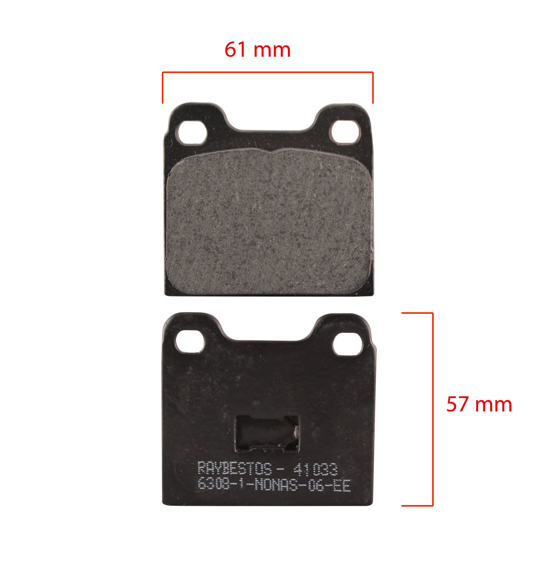 PASTILLAS DEL VW GOL 84 (GRUESA) BREMSI