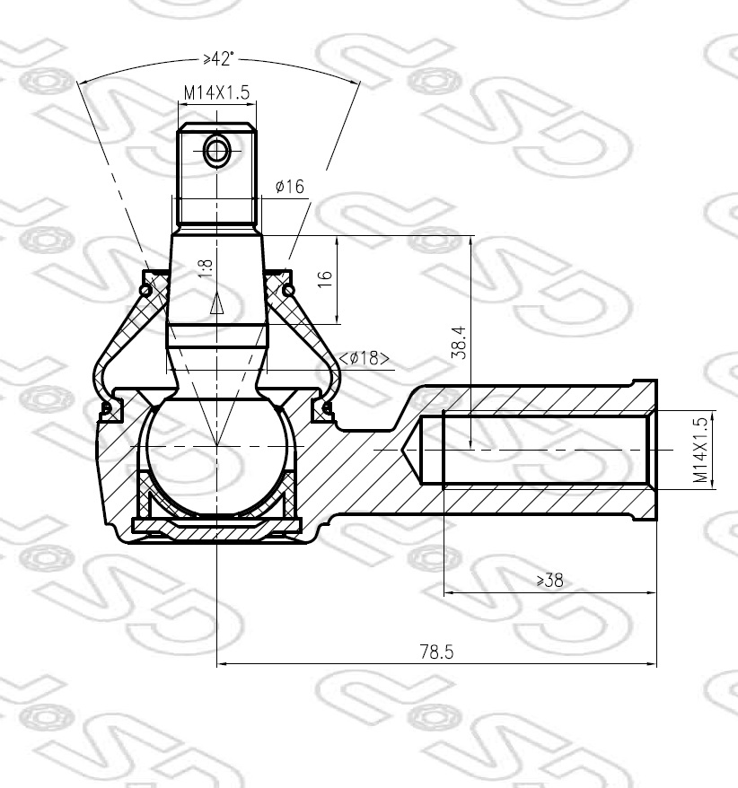 PUNTERO DER GM S10 (NOVA) 13-IZUSU CTR