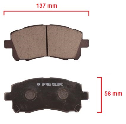 PASTILLAS DEL SUBARU 96 KOREA