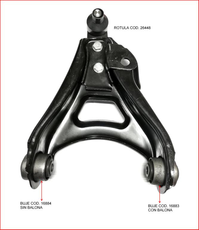 BASTIDOR INF DER RENAULT CLIO I 94 (BIELETA)