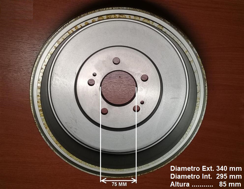 CAMPANA FRENO TRA HYUNDAI H1 05 (295mm)