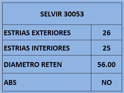 HOMOCINETICA TOYOTA COROLLA 2.0D GSP