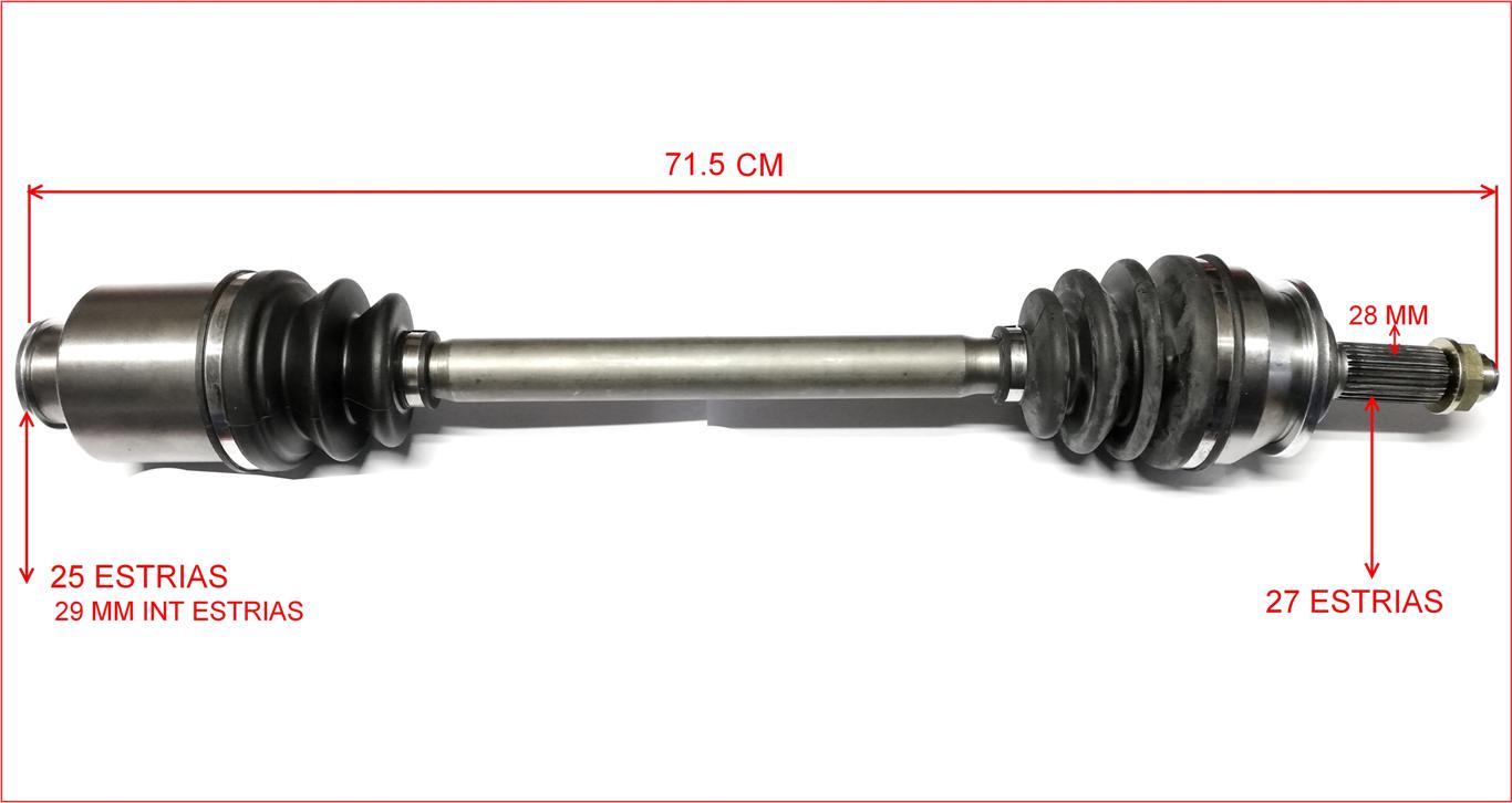 PALIER DEL SUBARU 1.8-2.2 89 (4WD) GSP