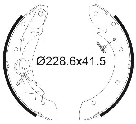 PATINES FRENO CITROEN-PEUGEOT (KIT) BREMSI