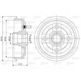 CAMPANA FRENO TRA HYUNDAI ATOS (180mm) CON MAZA