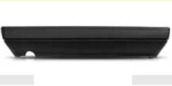 PARAGOLPE TRA VW GOL I 87 (NEGRO) (B)