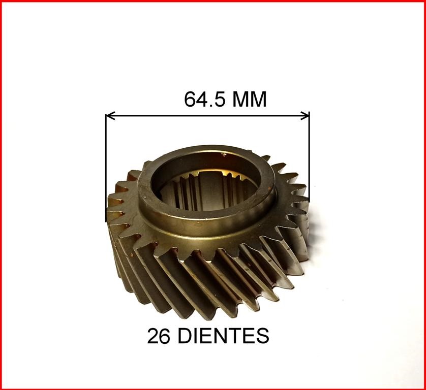 ENGRANAJE 5 DE EJE ACANALADO HILUX VIGO 04 (26D)