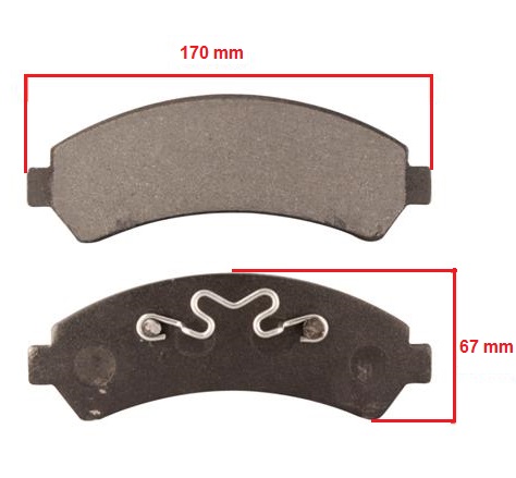 PASTILLAS DEL GM S10-BLAZER 95 (4WD) SYL