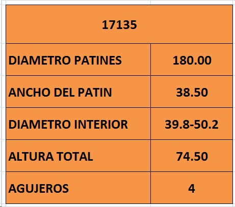 CAMPANA FRENO TRA VW GOL-PARATI-SAVEIRO (180mm)BRE