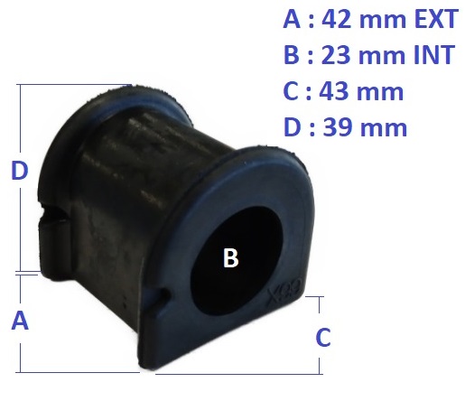 BUJE B/ESTAB DEL TOYOTA COROLLA 08 N (24mm) (B)