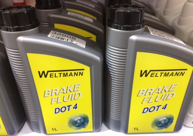 LIQUIDO FRENO WELTMANN DOT 4 1 LITRO