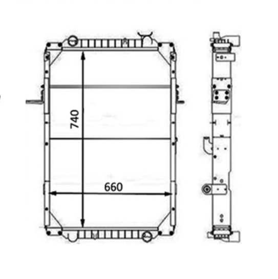 RADIADOR VW CONSTELLATION 17-250 - 24-250